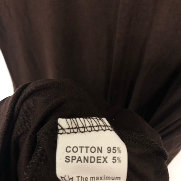 NWT Tandisk Asymmetrical Small Brown Dress - Picture 3 of 5